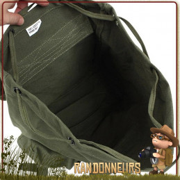 Sac à Dos de randonnée Bushcraft toile cotan canvas vintage HeavyWeight vert olive Rothco de 45 litres