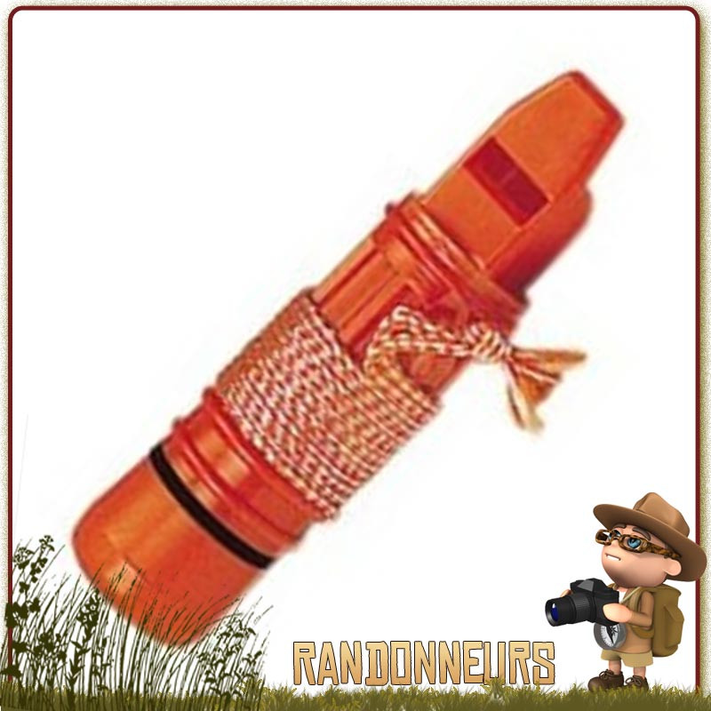 Sifflet de Survie Ultime 6 en 1 Highlander kit randonnée trek survie