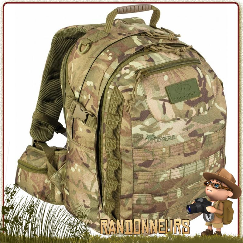 Sac CERBERUS 30 Litres multicam Highlander poche ordinateur portable