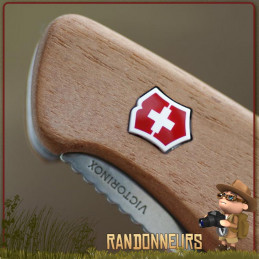 Couteau Suisse Victorinox RANGERWOOD 55 avec 11 fonctions et 6 pièces Manche en bois de noyer