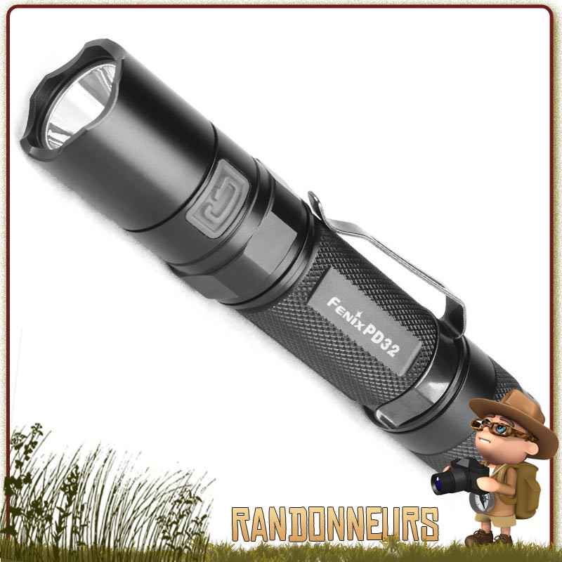 Lampe Torche FENIX PD32 340 lumens très puissante randonnée survie